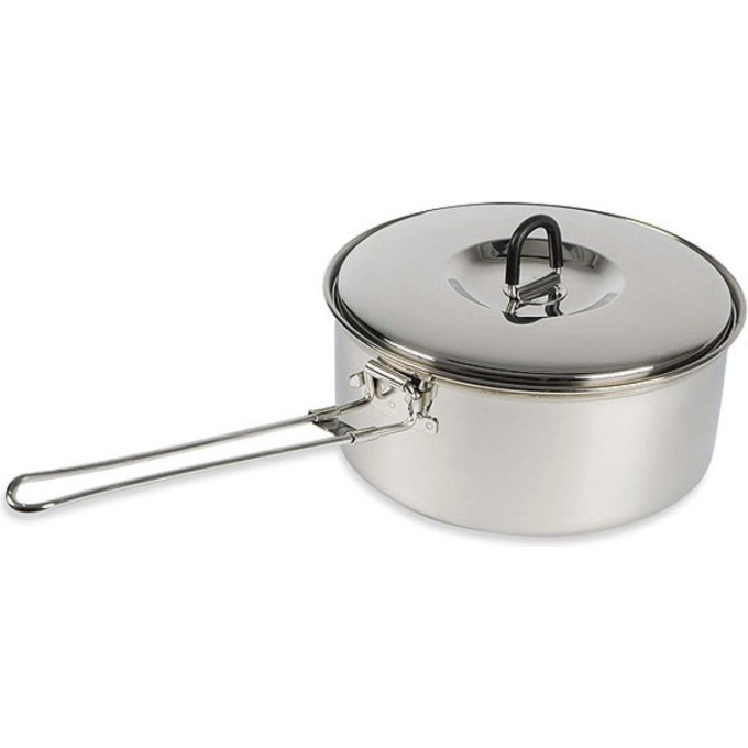 Кастрюля из нержавеющей стали TATONKA SHERPA POT 1.0 L с крышкой 4112